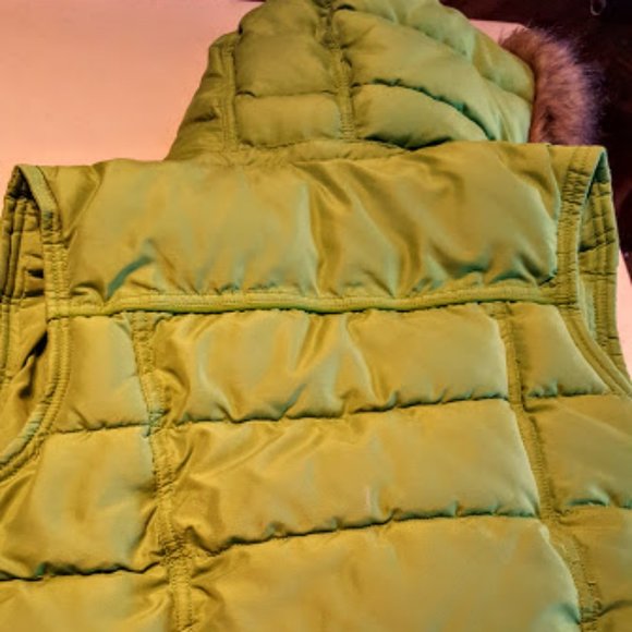 Vintage/LIKE NEW! LTD TOO Vest w/Furtrim Hood, 18G - Picture 2 of 14